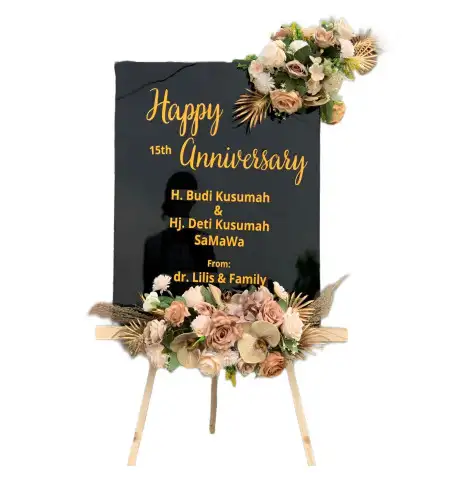 Papan Bunga Akrilik Abung Kunang