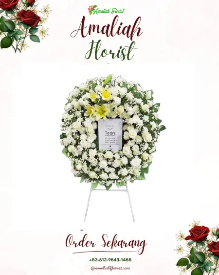 Krans Bunga Duka Abung Kunang