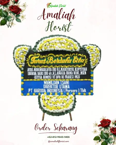 Papan Bunga Duka Abung Kunang